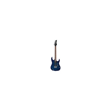 GUITARRA IBANEZ GRX70QA-TBB ELECTRICA AZUL TRANSP.