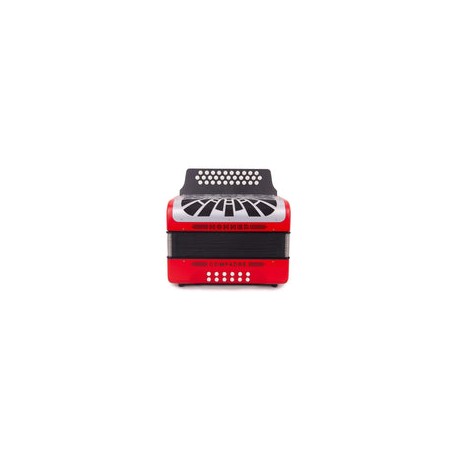 ACORDEON HOHNER COMPADRE A48441 FSM ROJO