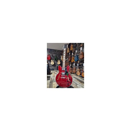 GUITARRA ELECTRICA SEMIHUECA SMIGER ROJA