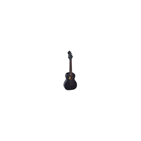 UKULELE ACUSTICO CONCIERTO ORTEGA SATIN BLACK CON FUNDA ORTEGA