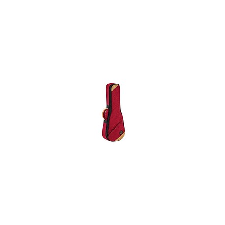 ESTUCHE SEMIRIGIDO PARA UKULELE CONCIERTO ORTEGA GUITARS WINE RED