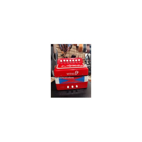 ACORDEON VITALE INFANTIL ROJO 214-RD