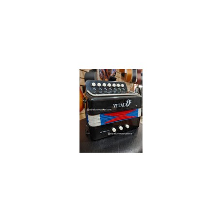 ACORDEON VITALE INFANTIL 7 KEY 2BS NEGRO