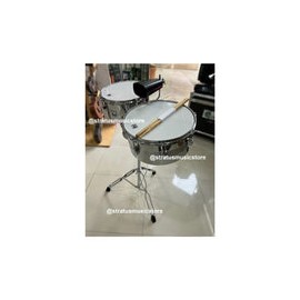 TIMBALES LM DRUMS 13 Y 14 + BASE CENCERRO BAQUETAS TM2-1